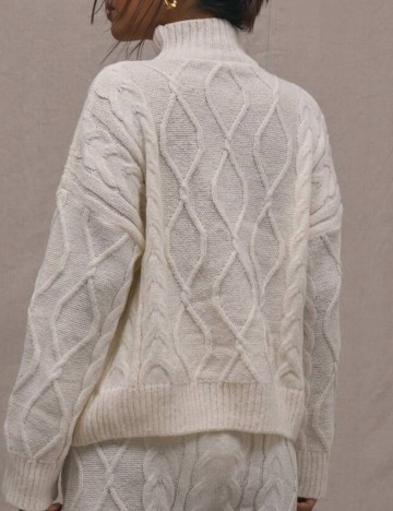 Pulover Shein MUSERA, crem