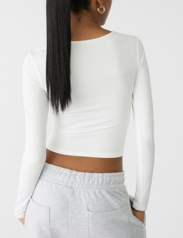 Top Stradivarius, alb