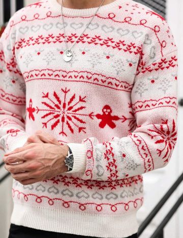 Pulover Shein MANFINITY, mix culori