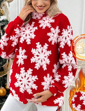 Pulover Shein, roșu