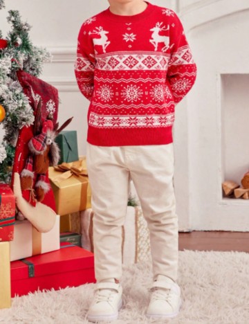 Pulover Shein, roșu