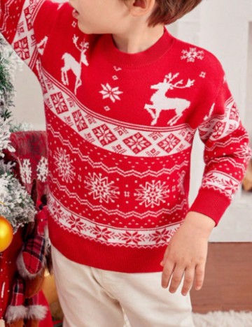 Pulover Shein, roșu