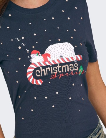 Tricou Only, albastru