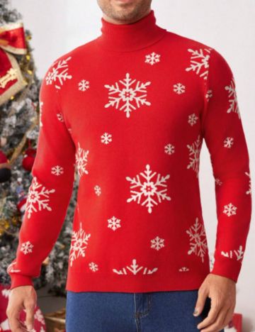 Pulover Shein, roșu