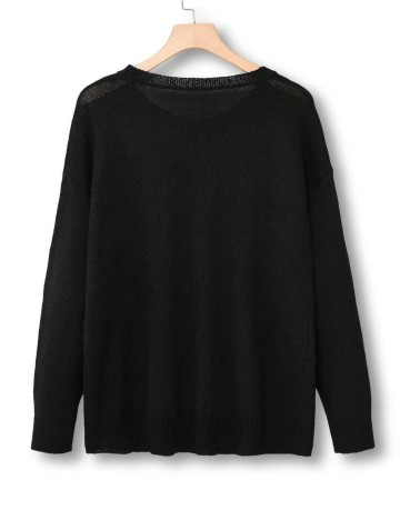 Bluză Shein Curve+, negru