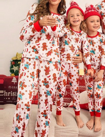 Compleu pijamale Shein, alb