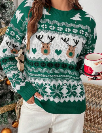 Pulover Shein, verde