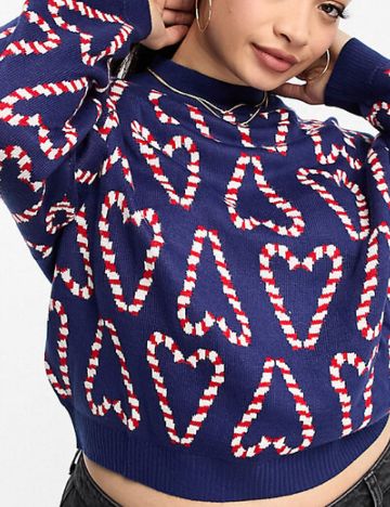 Pulover Threadbare, albastru