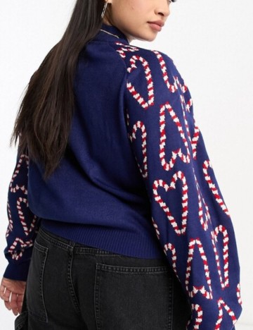 Pulover Threadbare, albastru