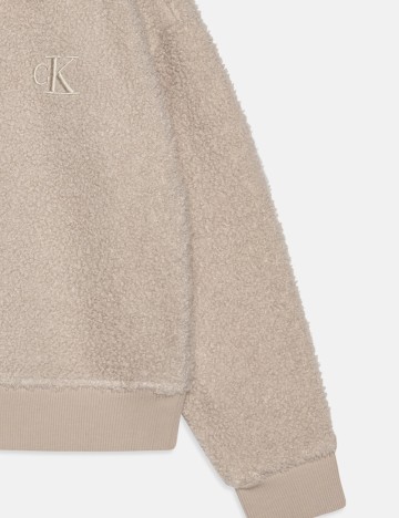 Bluză cu nasturi Calvin Klein, bej