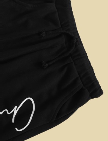 Pantaloni de trening Shein, negru