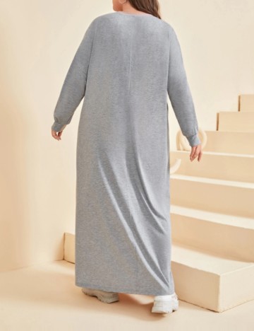 Rochie maxi Shein Curve+, mix culori