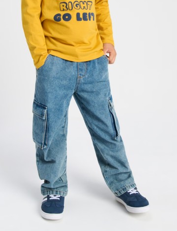 Jeans Sinsay, albastru