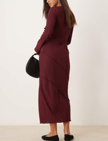 Rochie maxi Miss Selfridge, vișiniu