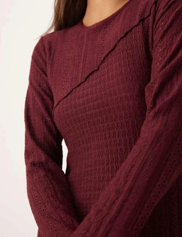 Rochie maxi Miss Selfridge, vișiniu