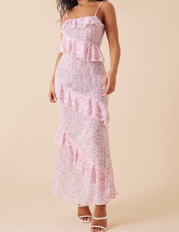 Rochie maxi PRETTYLITTLETHING, mix culori