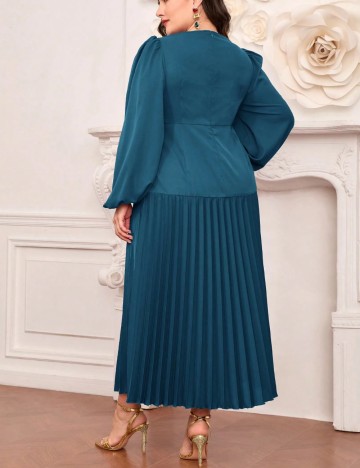 Rochie maxi Shein Curve+, albastru