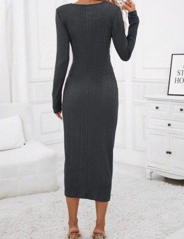 Rochie midi Shein, gri