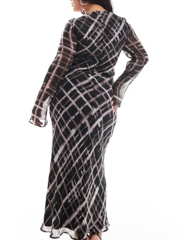 Rochie midi ASOS, mix culori