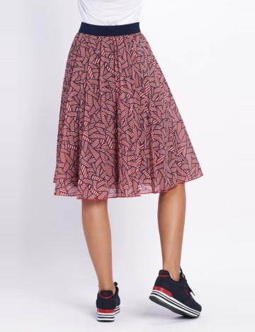 Fustă midi Lee Cooper, mix culori