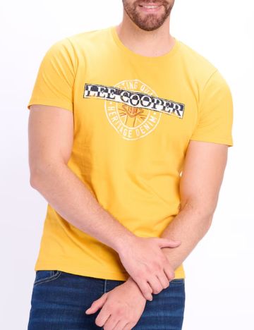 Tricou Lee Cooper, galben