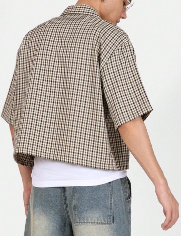 Cămașă cu mânecă scurtă Shein, mix culori