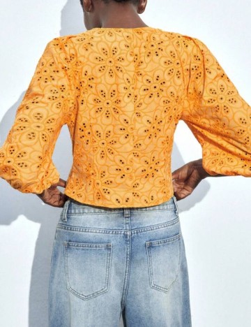 Cămașă Shein, portocaliu