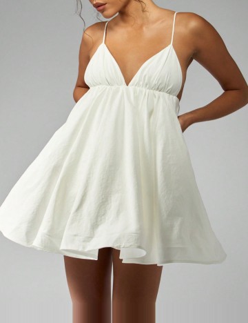 Rochie mini Missguided by Shein, alb