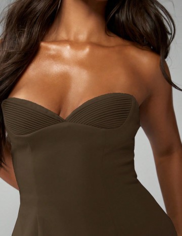 Rochie maxi Shein Missguided, maro