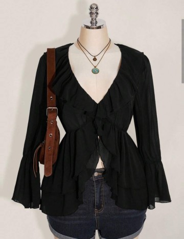 Cămașă Shein, negru