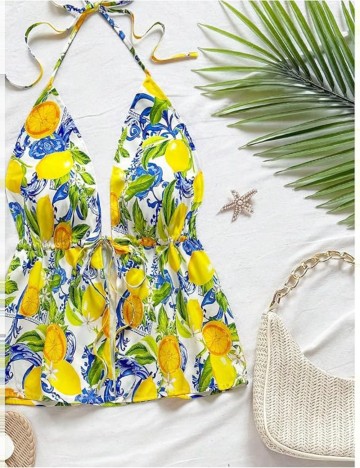 Top Shein, mix culori