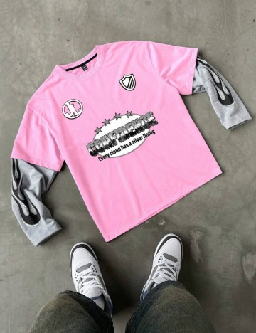 Bluză Shein MANFINITY, mix culori