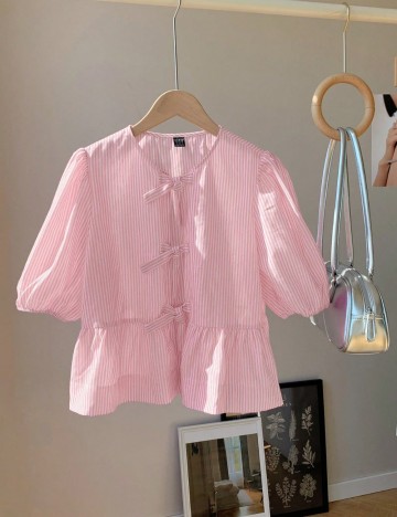 Cămașă cu mânecă scurtă Shein, mix culori