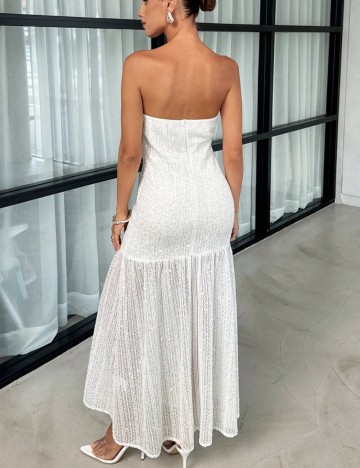 Rochie maxi Shein, alb