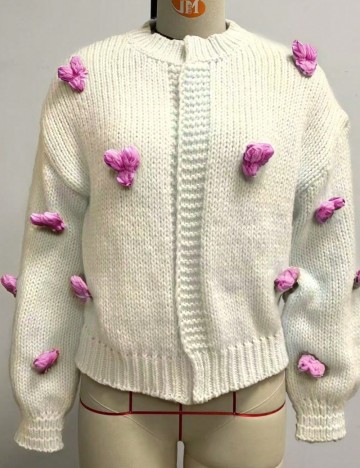 Cardigan Shein, crem