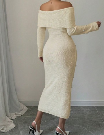 Rochie midi Shein, bej