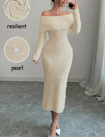 Rochie midi Shein, bej