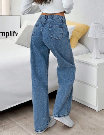 Jeans Shein, albastru