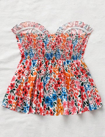 Top Shein, mix culori