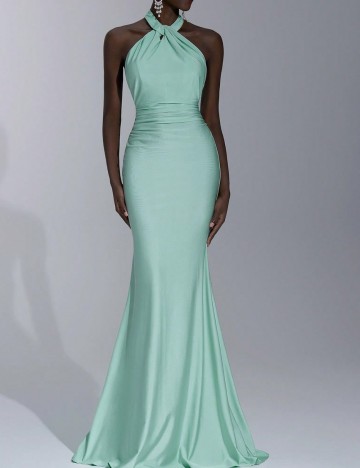 Rochie maxi Shein, verde