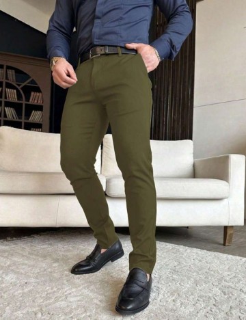 Pantaloni Shein MANFINITY, kaki