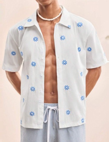 Cămașă cu mânecă scurtă Shein MANFINITY, mix culori