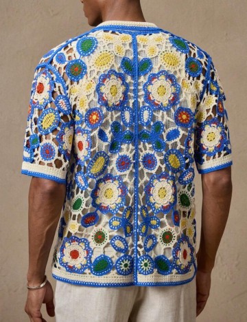 Cămașă cu mânecă scurtă Shein, mix culori