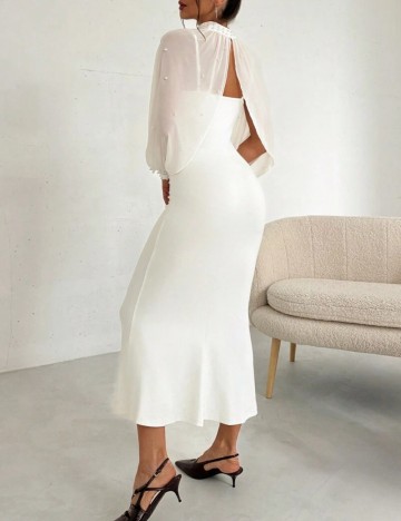 Rochie maxi Shein, alb