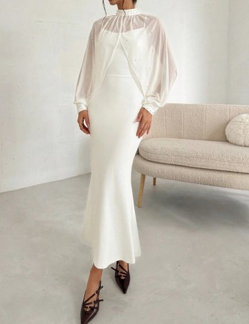 Rochie maxi Shein, alb