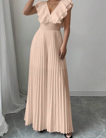 Salopetă lungă Shein, bej