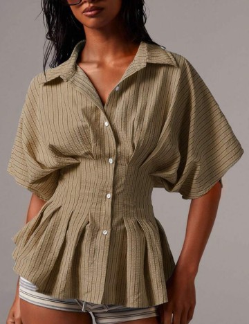 Cămașă cu mânecă scurtă Shein, mix culori