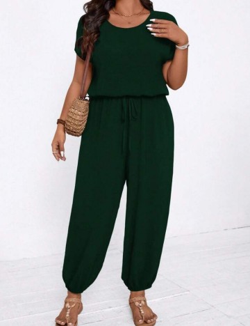 Salopetă lungă Shein Curve+, verde