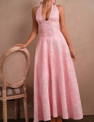 Rochie maxi Shein, roz