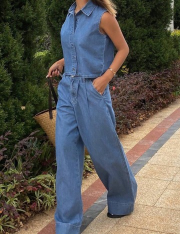 Compleu Shein, albastru